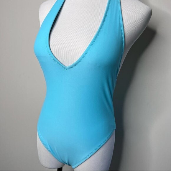 Aerie Light Blue One Piece Swimsuit - Picture 4 of 9